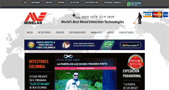 Desktop Screenshot of minelabcolombia.com